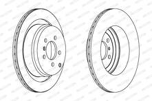 Тормозной диск Ferodo  DDF1437C-1
