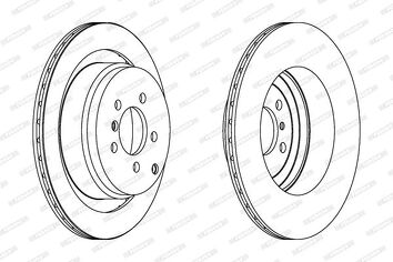 Ferodo DDF1437C-1 <span>тормозной диск вентилируемый</span>