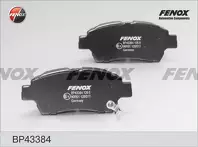 Передние тормозные колодки Fenox BP43384 для Toyota Yaris 1 пок. / Verso