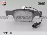 Передние тормозные колодки Fenox  BP43167