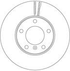 Тормозной диск TRW  DF6478S