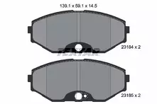 Передние тормозные колодки Textar  2318401