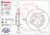 Тормозной диск Brembo Prime Line  09.A956.11