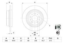Тормозной диск Bosch  0 986 478 495