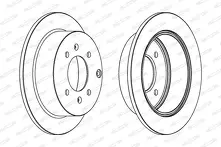 Тормозной диск Ferodo  DDF1448