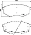 Передние тормозные колодки Hella Pagid  8DB 355 029-101