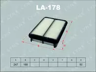 Воздушный фильтр Lynx LA-178