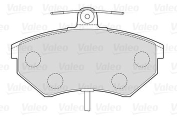 Valeo First 301484 <span>тормозные колодки передние</span>