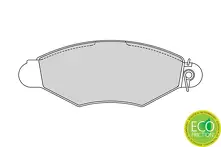 Передние тормозные колодки Ferodo Premier Eco Friction  FDB1135