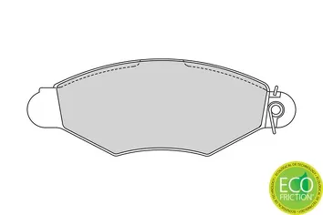 Ferodo Premier Eco Friction FDB1135 <span>тормозные колодки передние</span>
