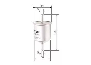 Bosch 0 450 905 326 <span>топливный фильтр</span>