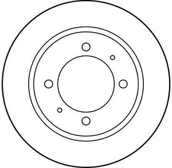 TRW DF2784 <span>тормозной диск полный</span>