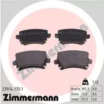 Задние тормозные колодки Zimmermann  23914.170.1