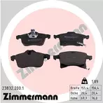 Передние тормозные колодки Zimmermann  23832.200.1