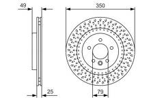 Тормозной диск Bosch  0 986 479 D31