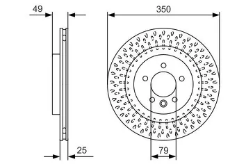 Bosch 0 986 479 D31 <span>тормозной диск вентилируемый</span>
