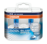 Osram Cool Blue Hyper+ H4 62193CBH+-HCB (пу.2) 62193CBH+-HCB (пу.2)