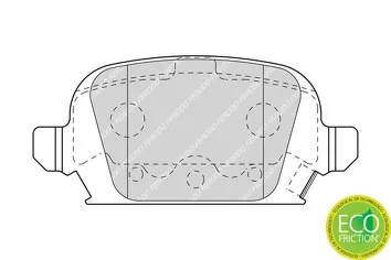 Ferodo Premier Eco Friction FDB1472 <span>тормозные колодки задние</span>