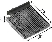 Фильтр JS Asakashi  AC2509C