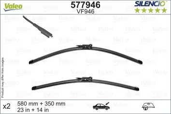 Valeo Silencio Flat VF946 <span>щетки стеклоочистителя 580/350 мм</span>