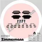 Задние тормозные колодки Zimmermann  24537.160.2