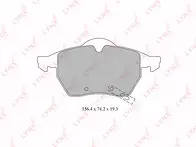 Передние тормозные колодки Lynx  BD-5912