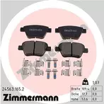 Задние тормозные колодки Zimmermann 24563.165.2 для Seat Leon 2 пок.