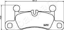 Задние тормозные колодки Japanparts  PP-0925AF