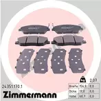 Передние тормозные колодки Zimmermann  24351.170.1