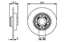 Тормозной диск Bosch  0 986 479 388
