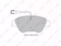 Передние тормозные колодки Lynx  BD-2812
