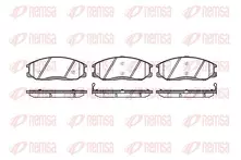 Передние тормозные колодки Remsa 0771.02 для SsangYong Rexton 1, 2 пок. (Y200, Y250) / рестайлинг
