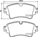 Задние тормозные колодки Japanparts PP-0911AF для Audi A6 C8 / седан