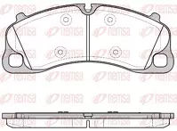 Передние тормозные колодки Remsa 1597.00 для Porsche 911 991 кабриолет / рестайлинг