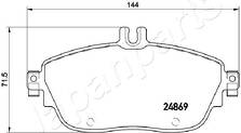 Передние тормозные колодки Japanparts  PA-0503AF