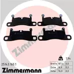 Задние тормозные колодки Zimmermann  25143.160.1