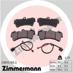 Передние тормозные колодки Zimmermann 23693.165.2 для Porsche Cayenne 9PA
