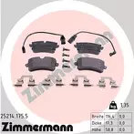 Задние тормозные колодки Zimmermann  25214.175.5