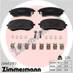 Передние тормозные колодки Zimmermann  22660.210.2