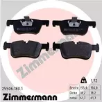 Передние тормозные колодки Zimmermann 25506.180.1 для BMW 3 серии F31 / универсал