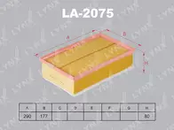 Воздушный фильтр Lynx  LA-2075