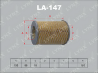 Воздушный фильтр Lynx LA-147 LA-147