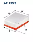 Воздушный фильтр Filtron AP 135/9