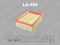 Воздушный фильтр Lynx  LA-480