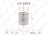 Масляный фильтр Lynx  LC-1923