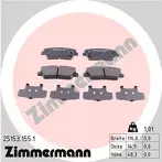 Задние тормозные колодки Zimmermann  25153.155.1