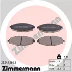 Передние тормозные колодки Zimmermann  23241.160.1