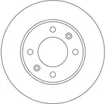 Тормозной диск TRW  DF4185