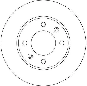 TRW DF4185 <span>тормозной диск полный</span>
