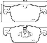 Передние тормозные колодки Brembo  P 86 028